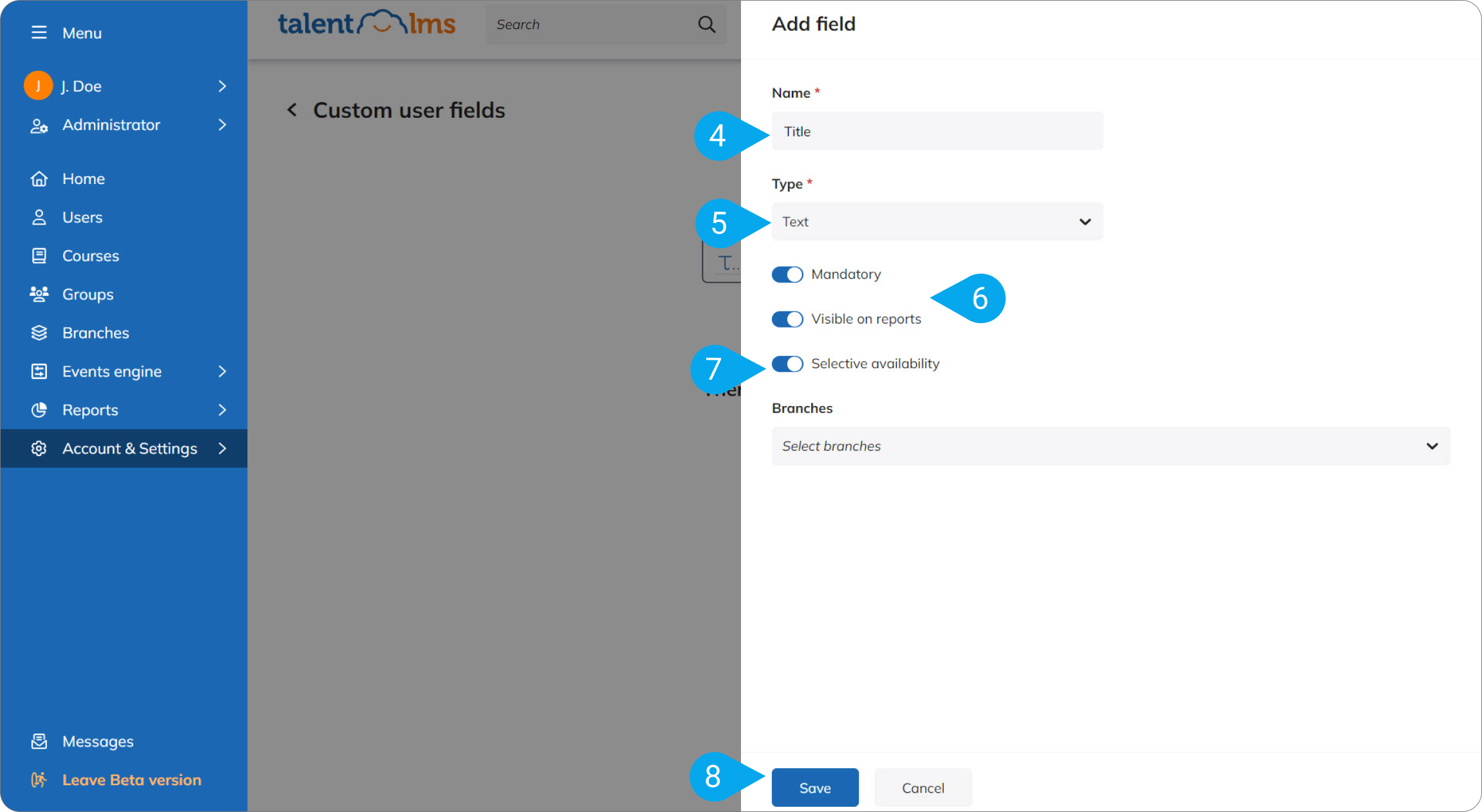 Custom user fields Name Dropdown mandatory Save.png
