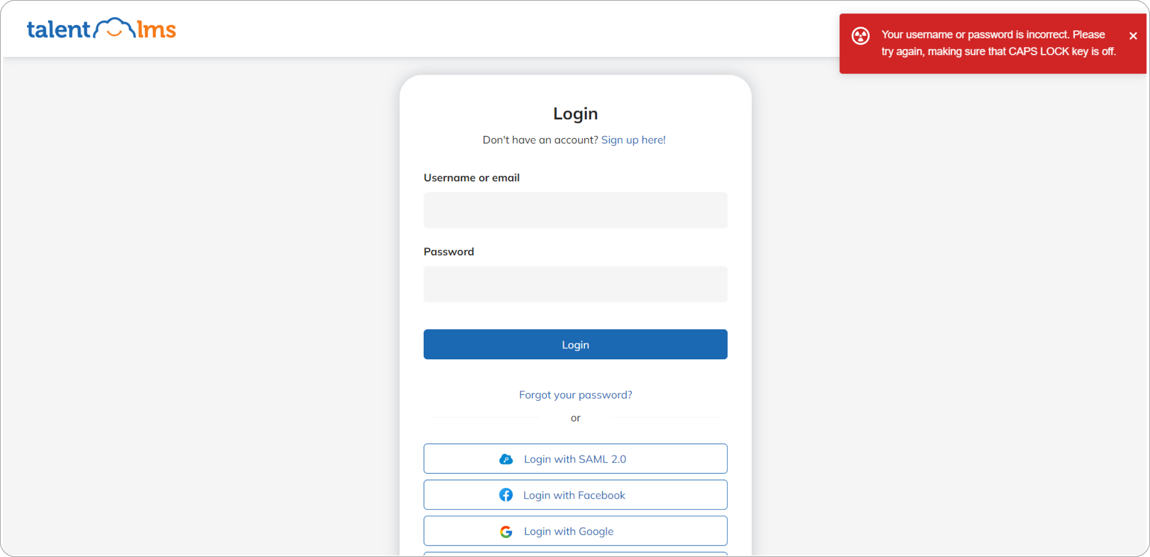 Your username or password is incorrect. Please try again, making sure that CAPS LOCK key is off..png
