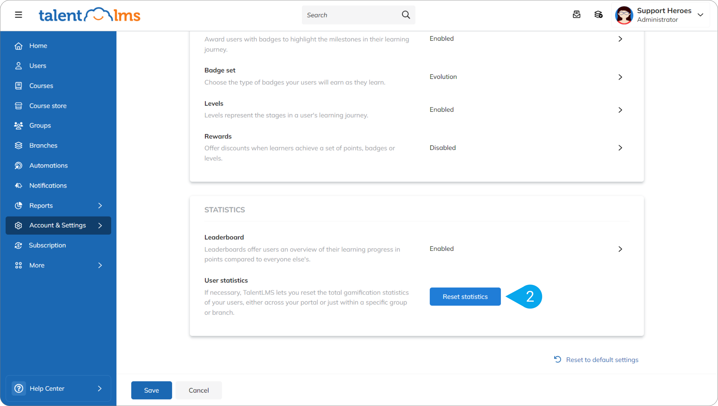 How to reset the gamification statistics of all your users or just the ...