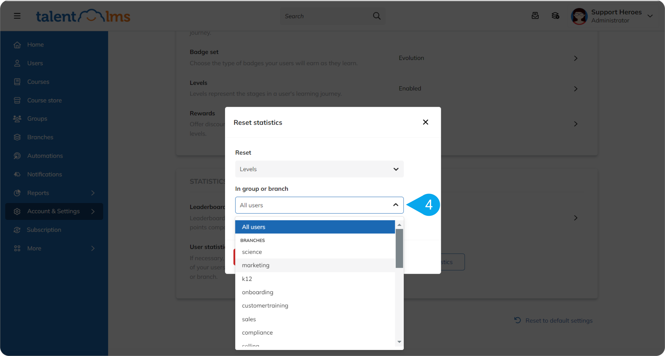 How to reset the gamification statistics of all your users or just the ...