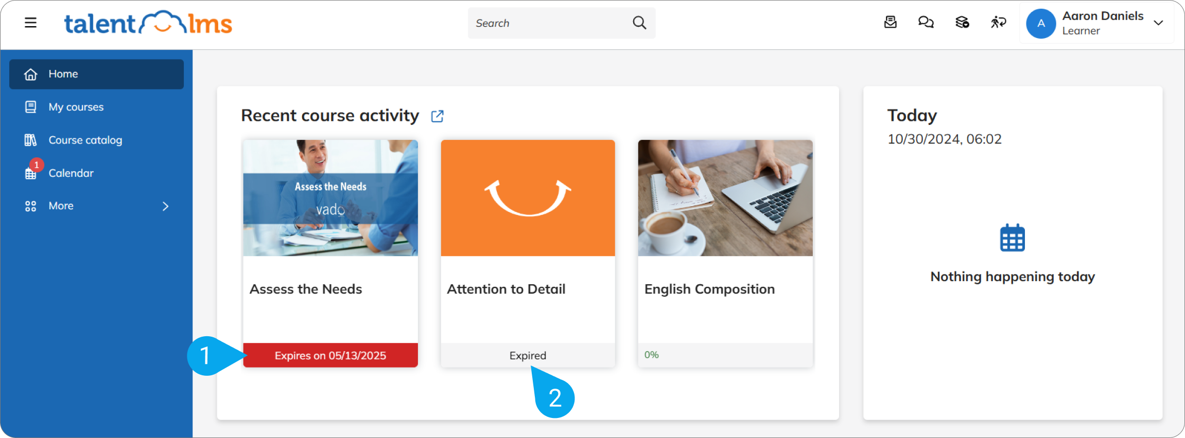 How to work with time limits and expired courses – Epignosis Dev