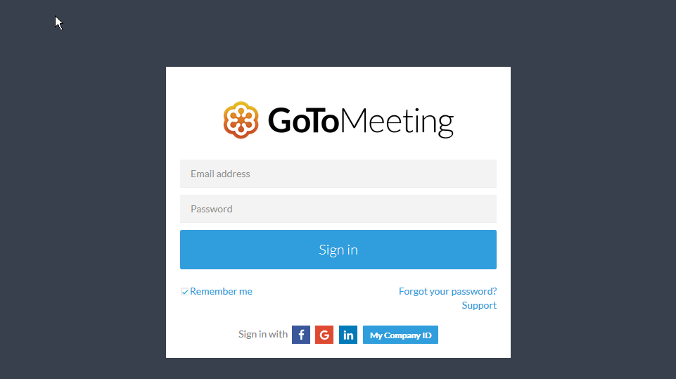 gotomeeting sign up