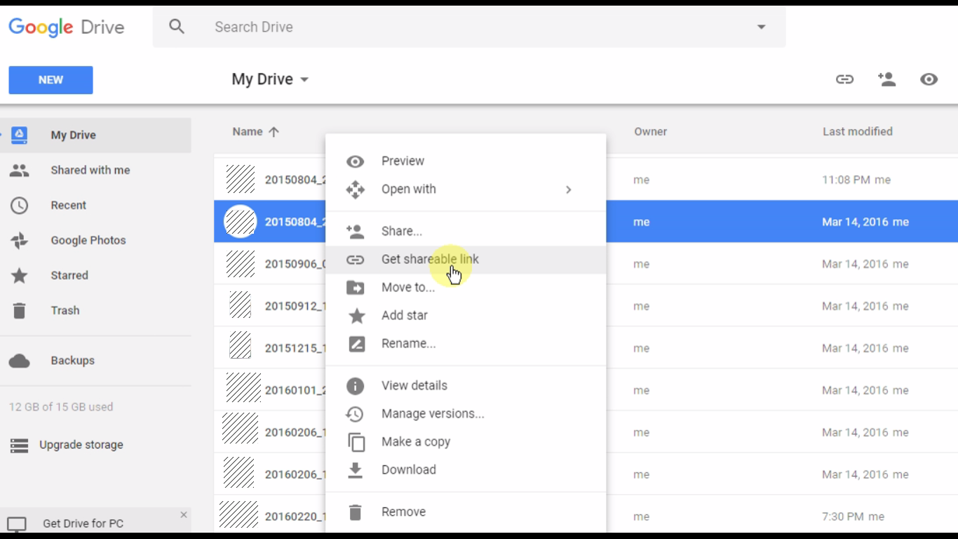 download all data from google drive