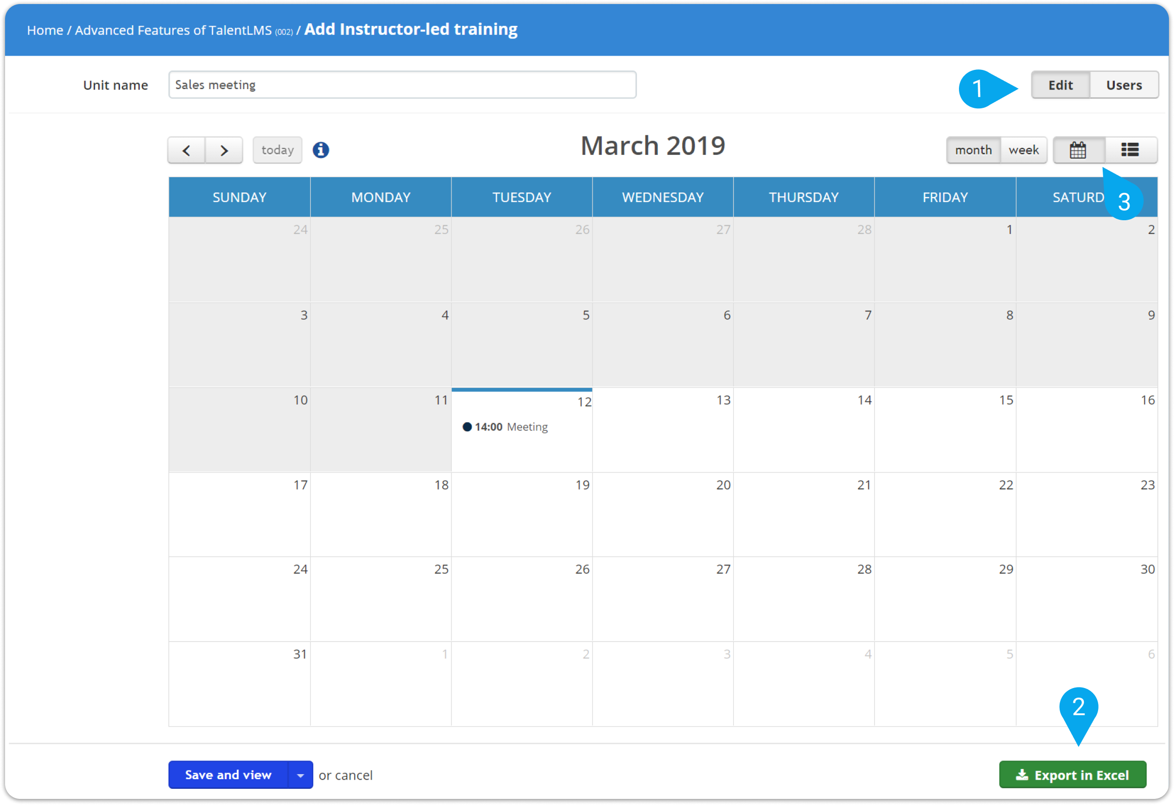 How to export the ILT reports TalentLMS Support Help Center