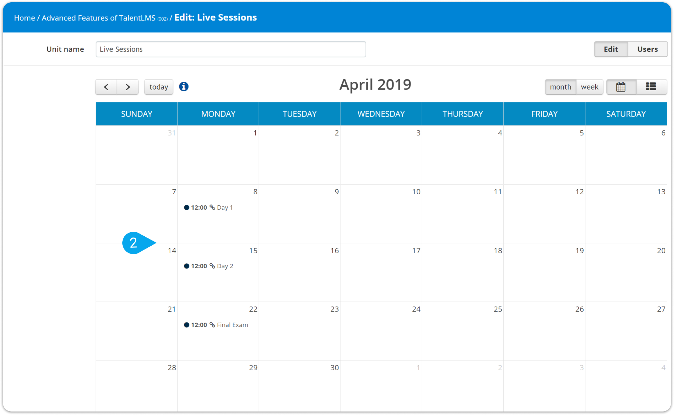 How to create multiday sessions in ILT units TalentLMS Support