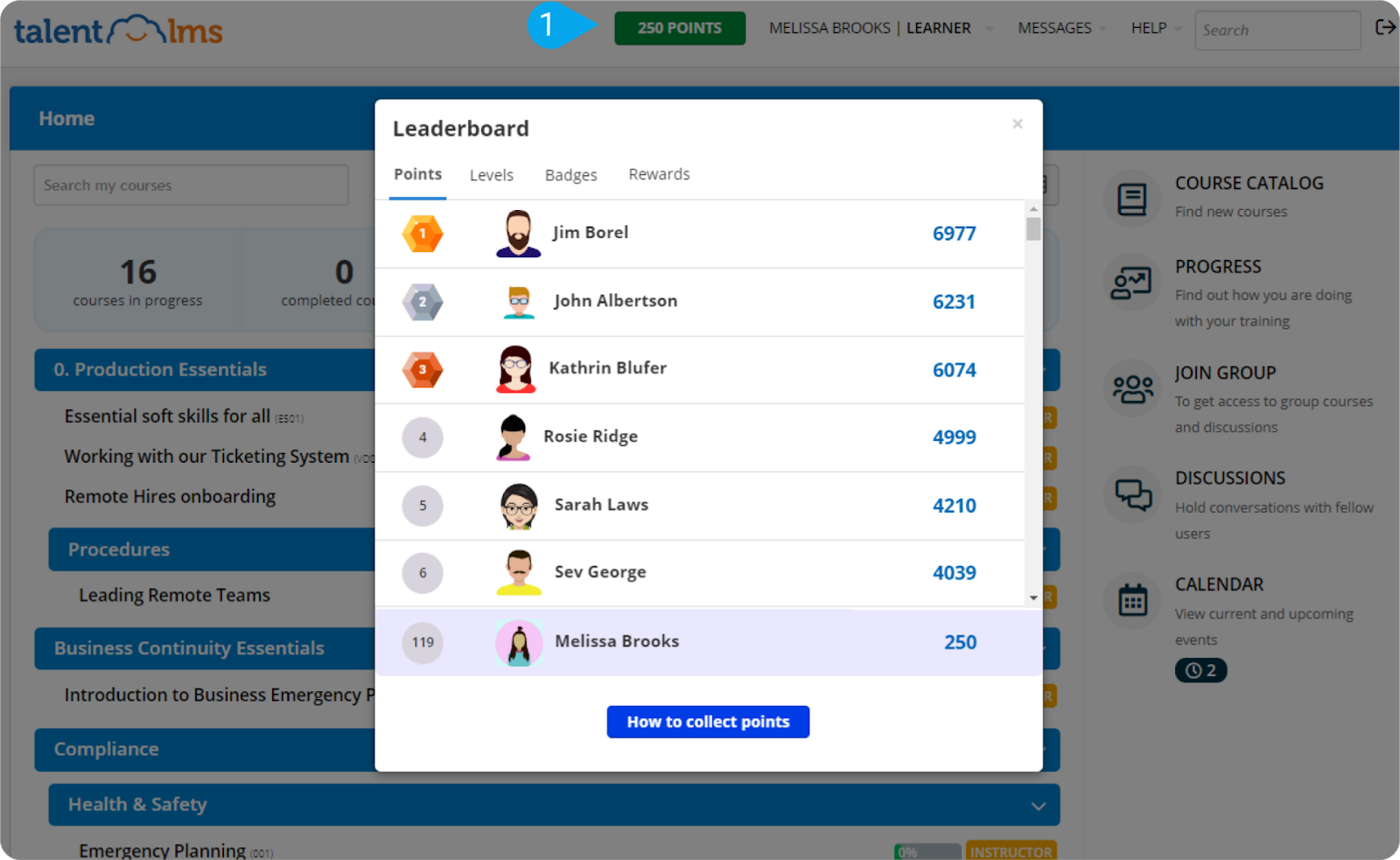 Enable leaderboards and gamification – Knowledge Base